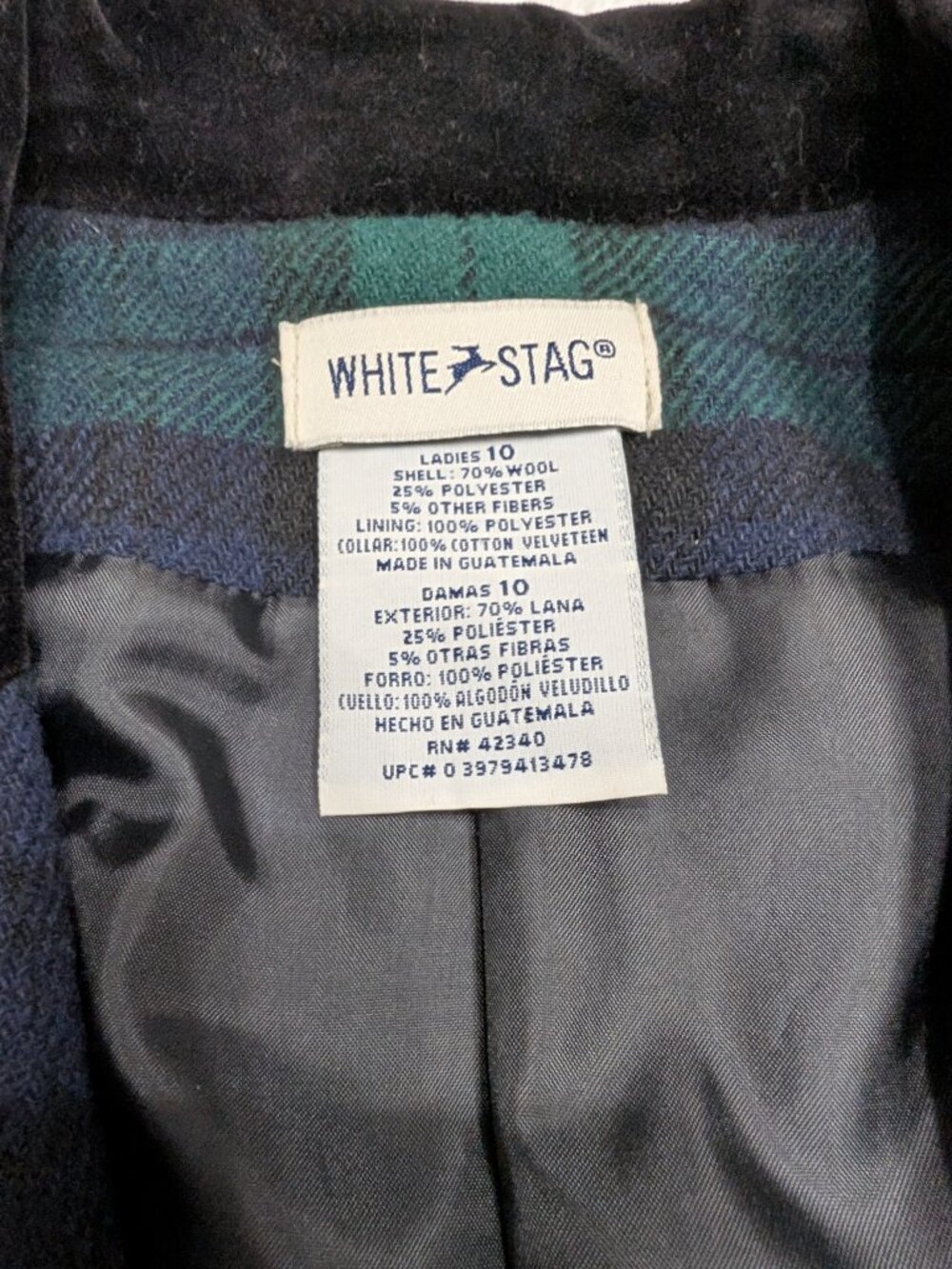 Vintage White Stag plaid blazer 🍂 - Picture 8 of 8